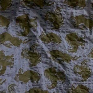 Electric Blue Printed Skirt